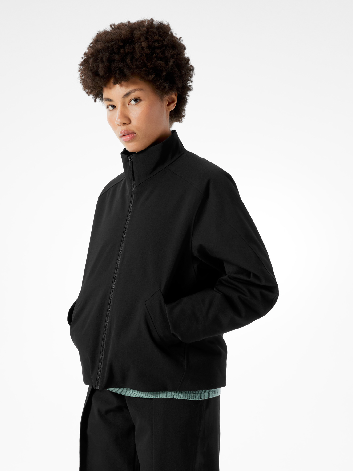 Женская куртка Arc'teryx Cementis Wool Insulated, цвет: Чёрный — фото 2