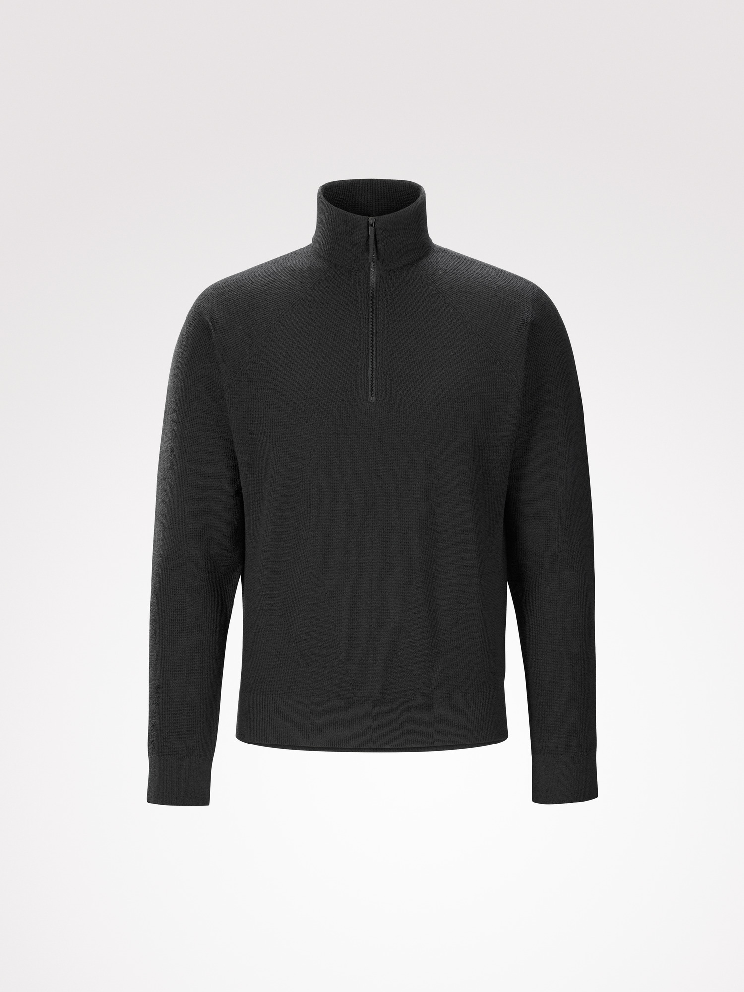 Conic Wool Half Zip Neck