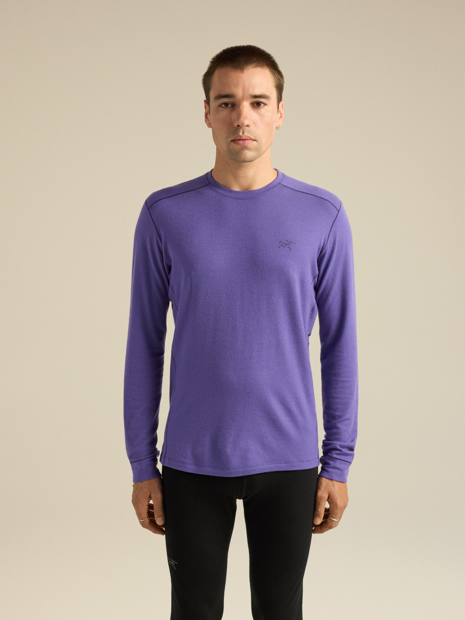 Satoro Merino Wool Crew Neck LS Men's