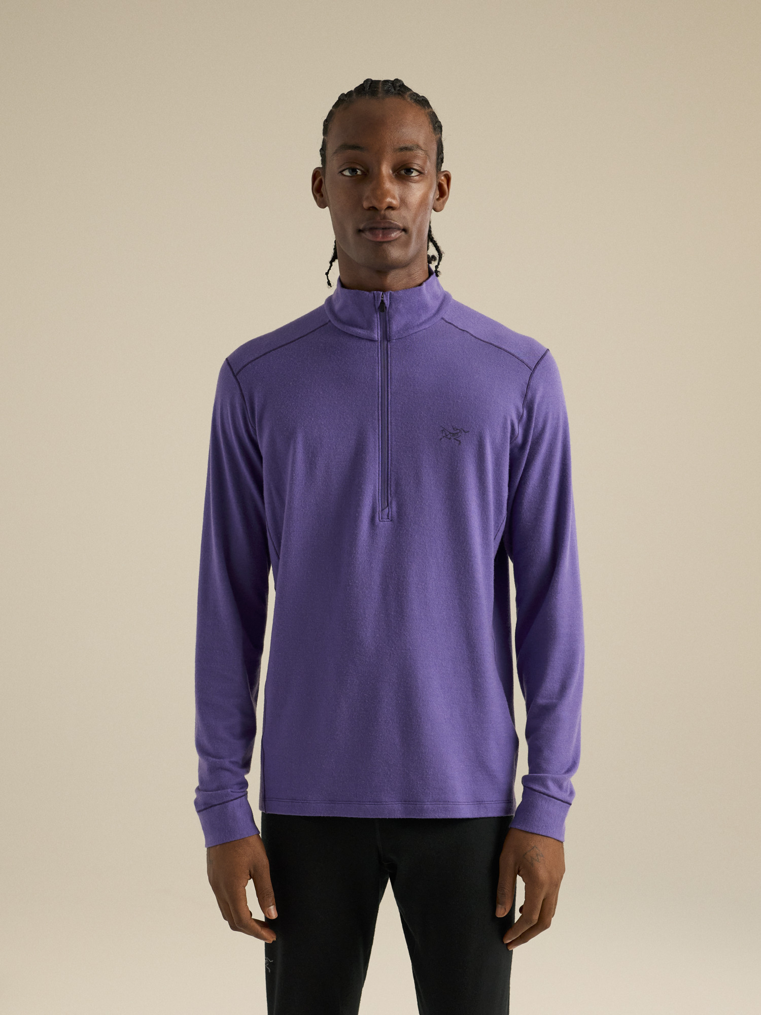 Satoro Merino Wool Zip Neck Men's