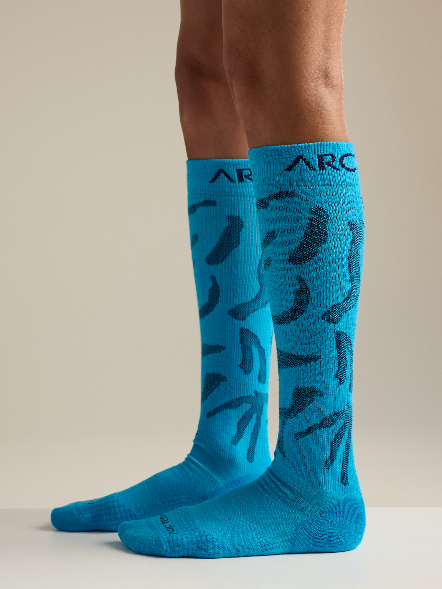 Носки Ski, шерсть мериноса — Arc'teryx, цвет: Aquaculture — фото 4