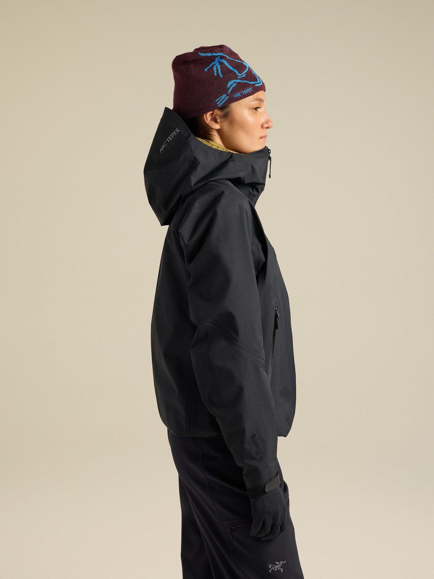 Женская куртка Arc'teryx Beta SV, цвет: Чёрный — фото 4