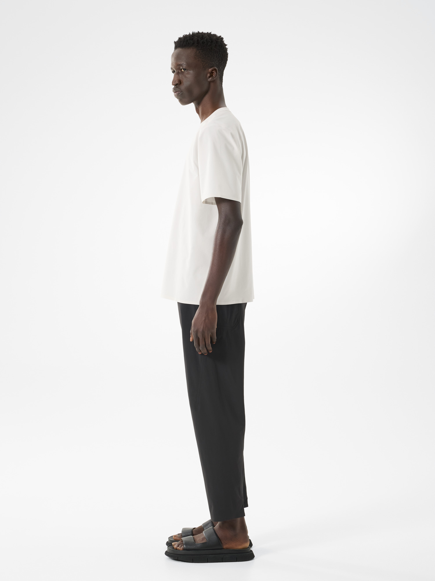 トップス VEILANCE DROMOS TECH TEE SHIRT BLACK L Veilance Black Dromos Tech T-Shirt Arc'teryx Veilance