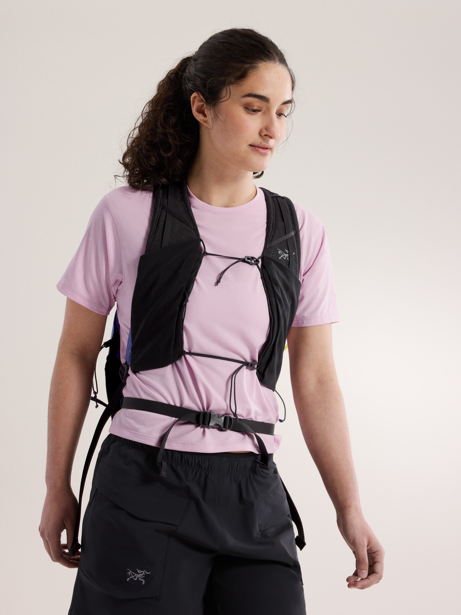 Taema Crop T-Shirt Dame Arc'teryx Frankrike