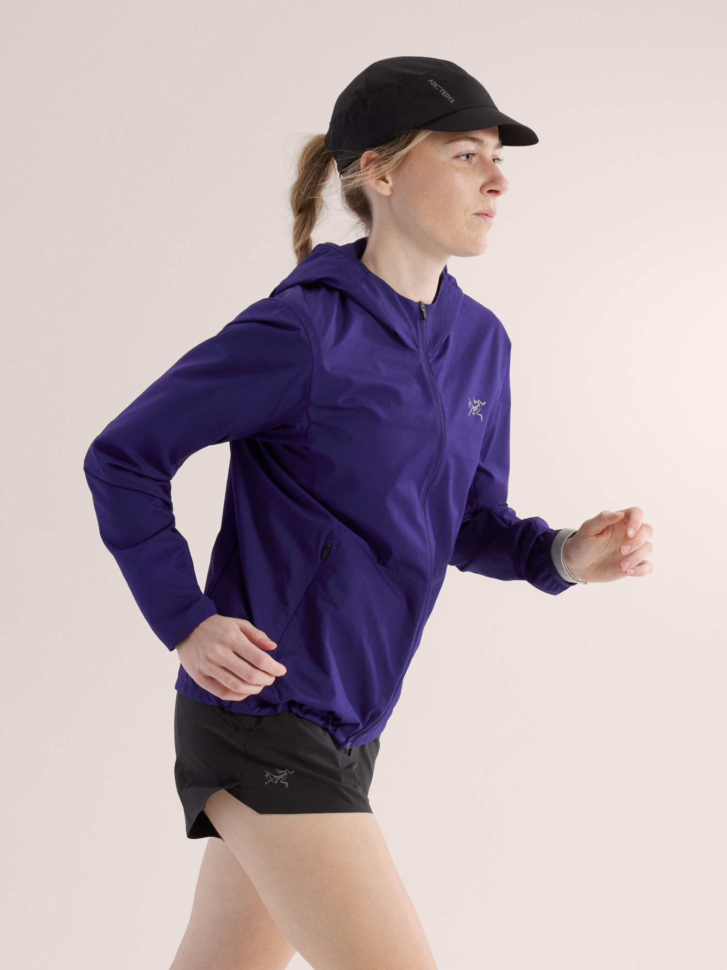 極美品　ARC'TERYX インセンド エアシェル フーディ　パープル　M Incendo Airshell Hoody Women's | Arc'teryx