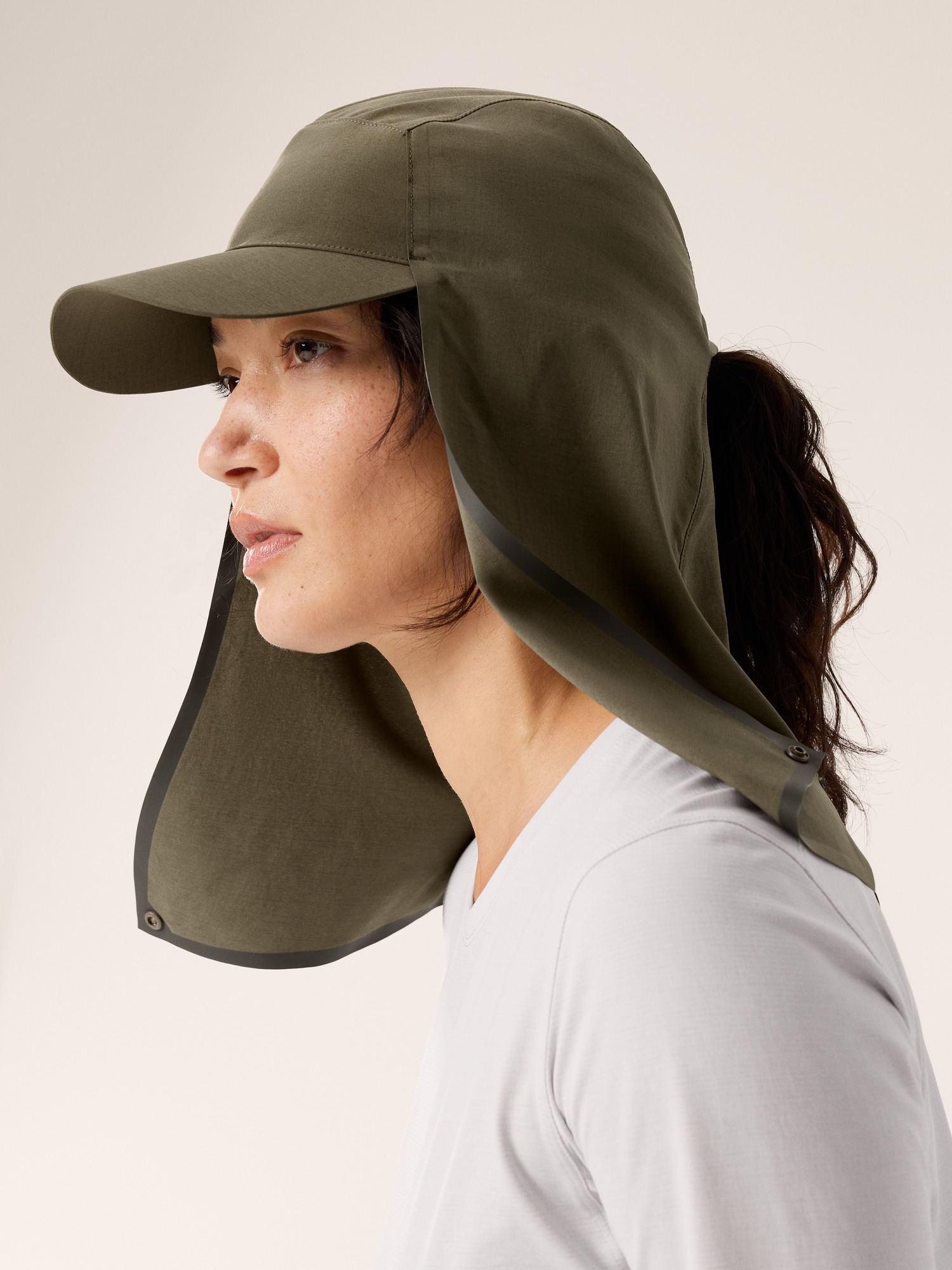 軽量【ARC'TERYX】ケープ付き シマ 5パネルキャップ Sima 5 Panel Cap | Arc'teryx