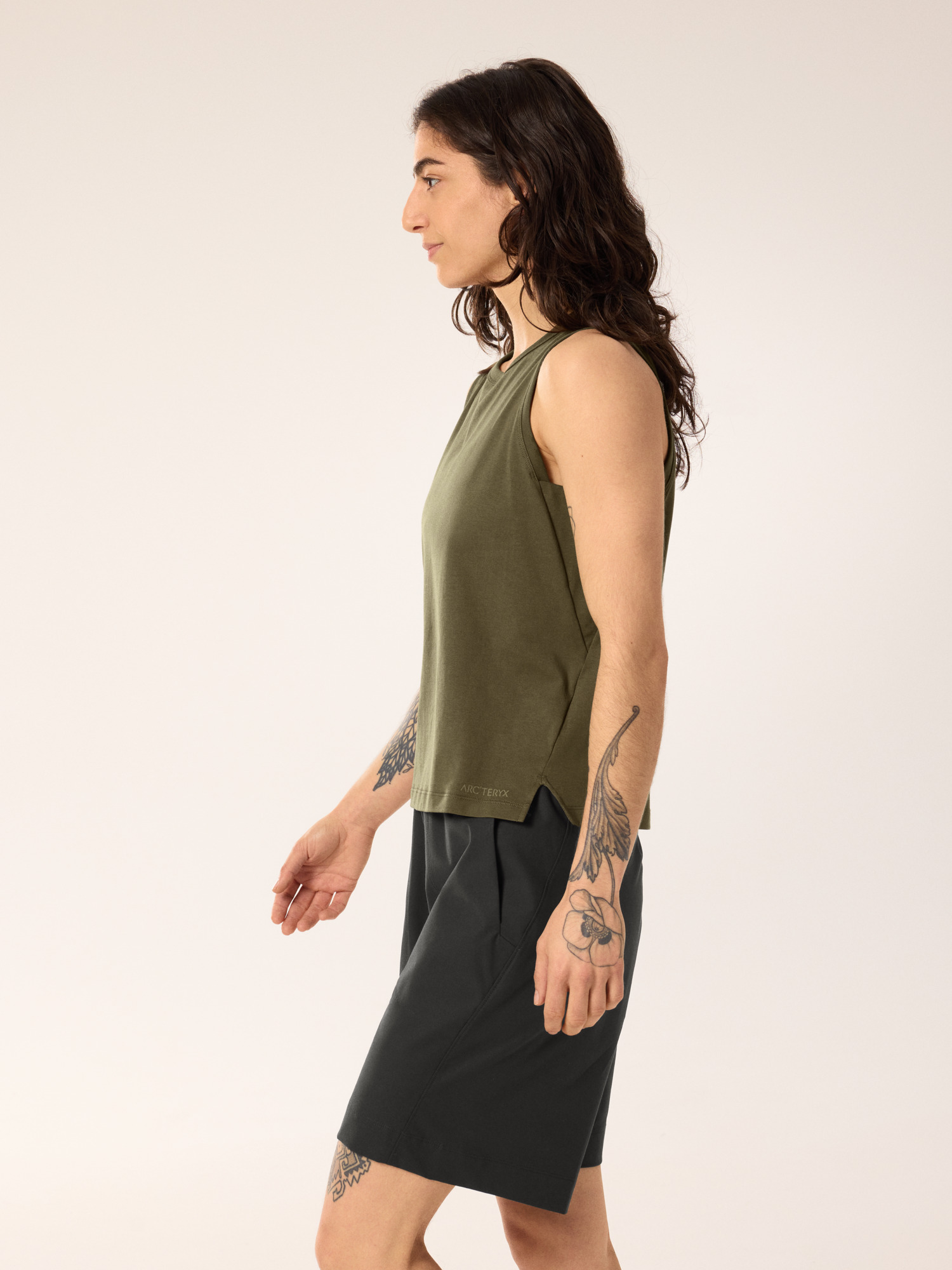 (取寄) アークテリクス レディース クラッグ Sl コットン タンク ブラード バード Arc'teryx women Kragg SL Cotton Tank Blurred Bird Black/Arctic Silk Kragg SL Cotton Blurred Bird Tank Women's | Arc'teryx