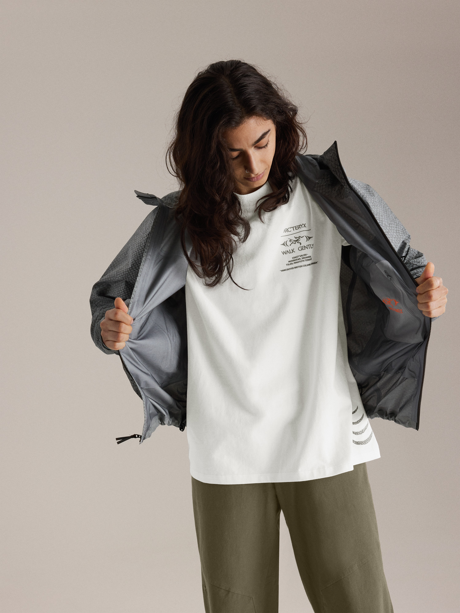 トップス 25ss Arc'teryx Walk Gently CottonT-Shirt Arcteryx Walk Gently Cotton Cedar Bark Shirt SS Men's medium | eBay