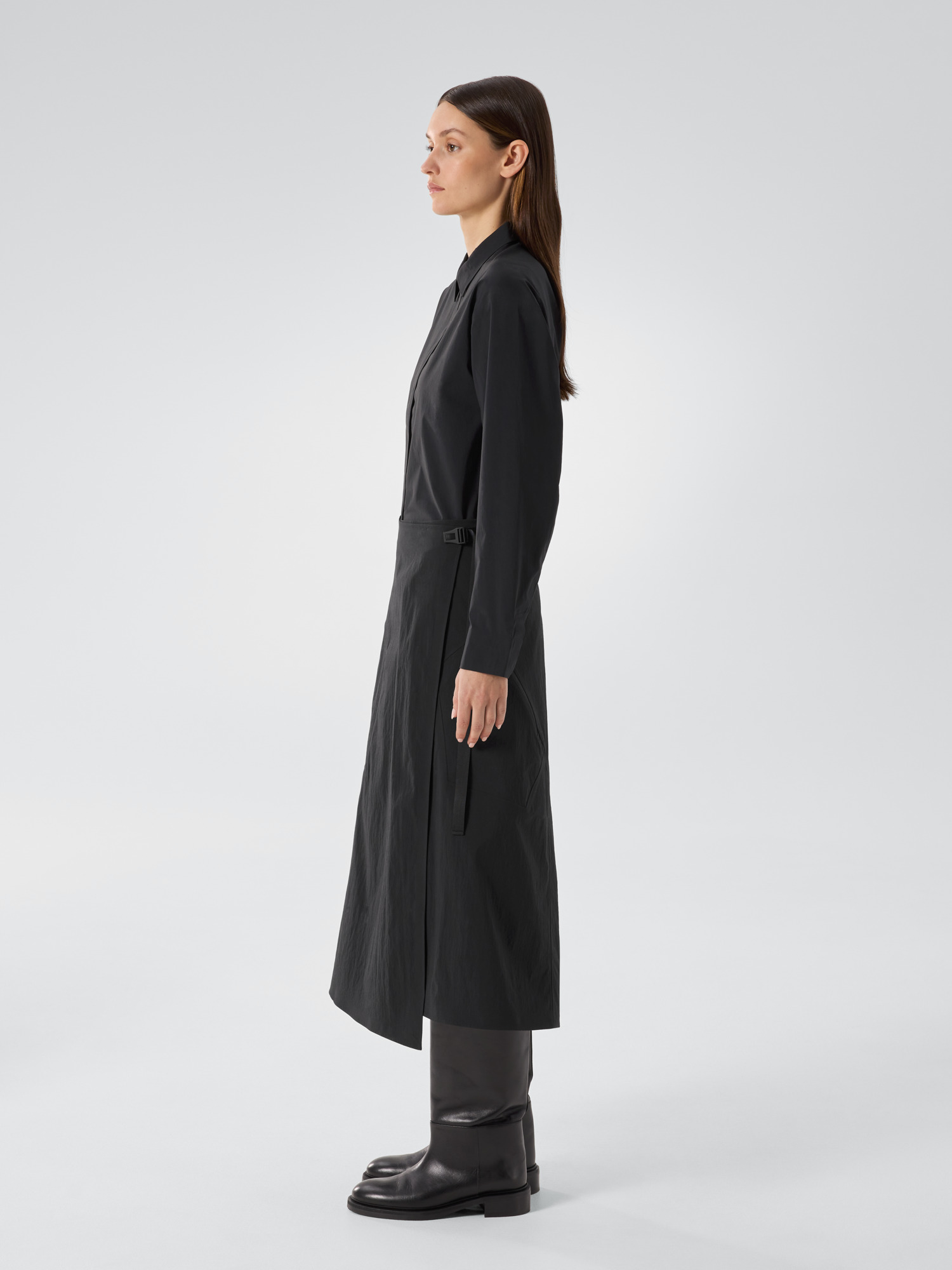 ☆2024ss☆VEILANCE LOTA SKIRT BLACK XS womens-incu-951_9b19ed1b-6c23-