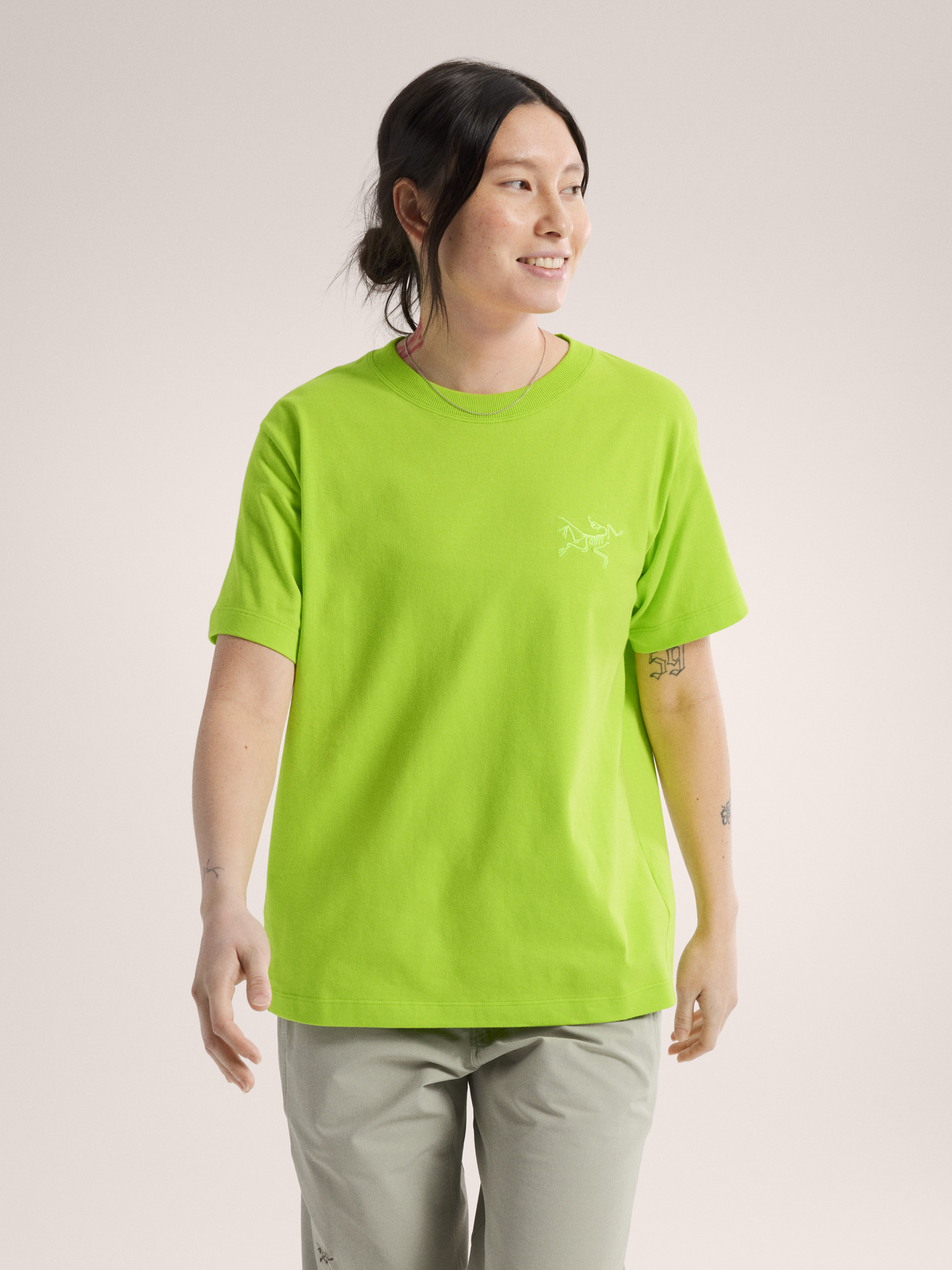 Kragg Cotton Little Bird Crew Shirt SS Women