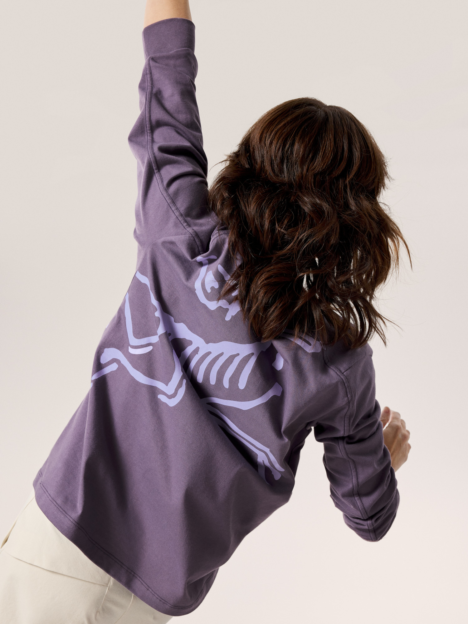 Kragg Cotton Bird Crew Neck Shirt LS Women