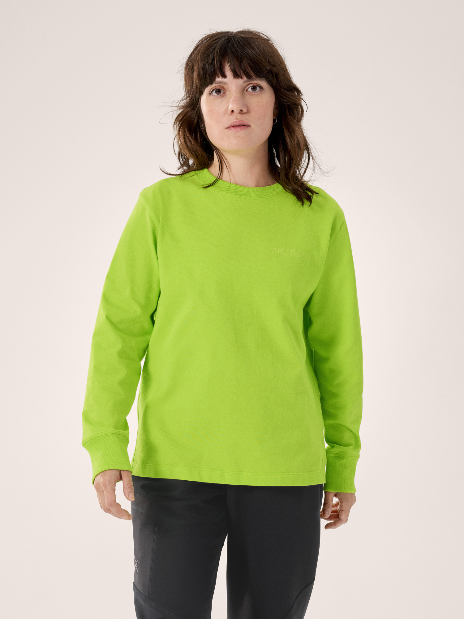 Kragg Cotton Bird Crew Neck Shirt LS Women