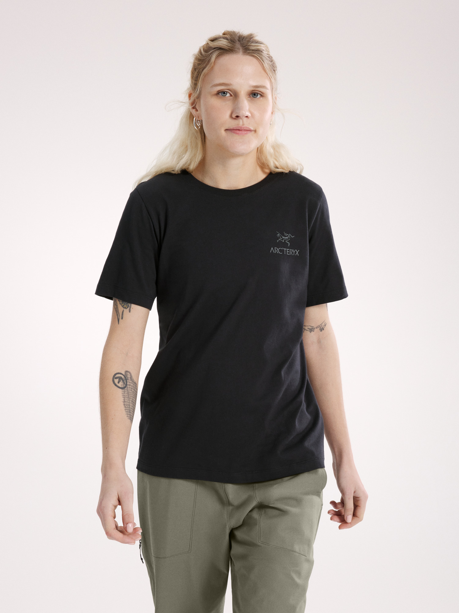 Kragg SL Cotton Emblem Crew Shirt SS Women