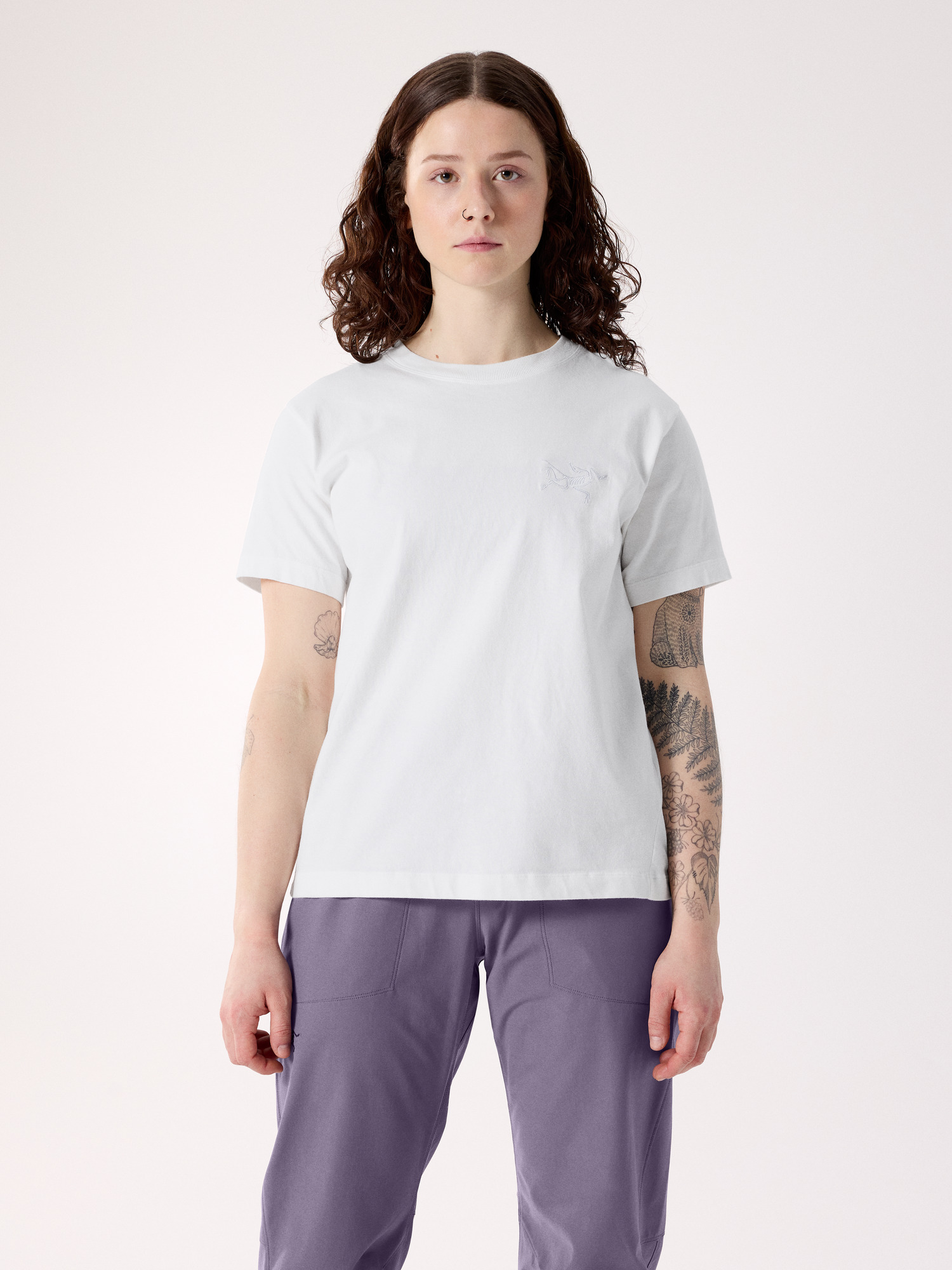 Kragg SL Cotton Emblem Crew Shirt SS Women