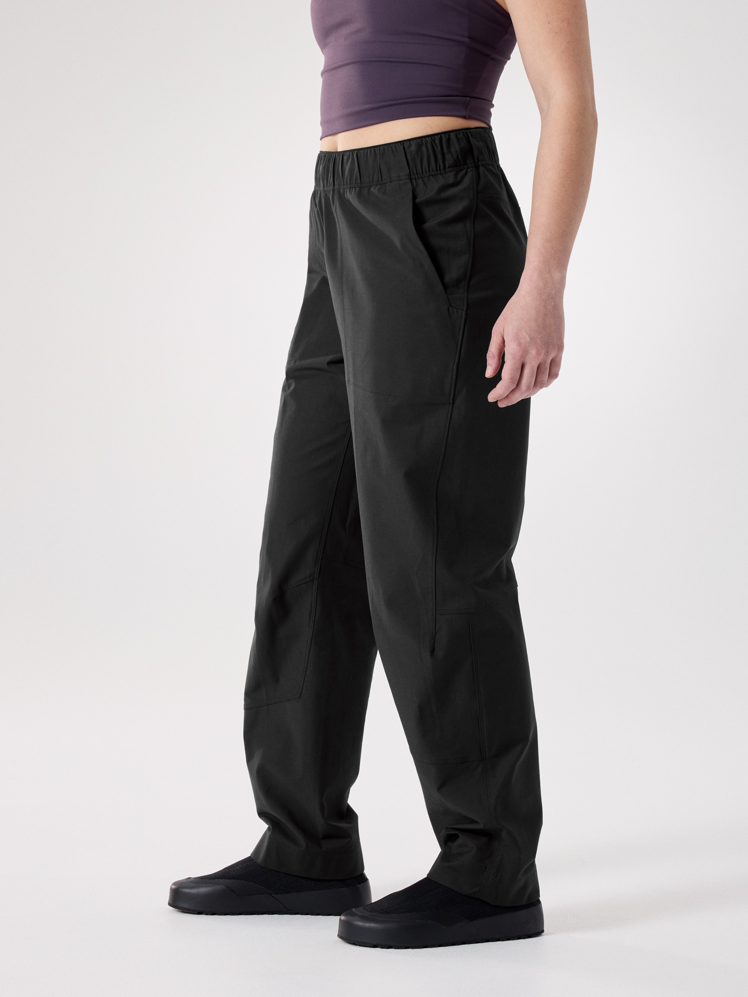 Женские брюки Arc'teryx Kragg Cotton, цвет: Чёрный — фото 8