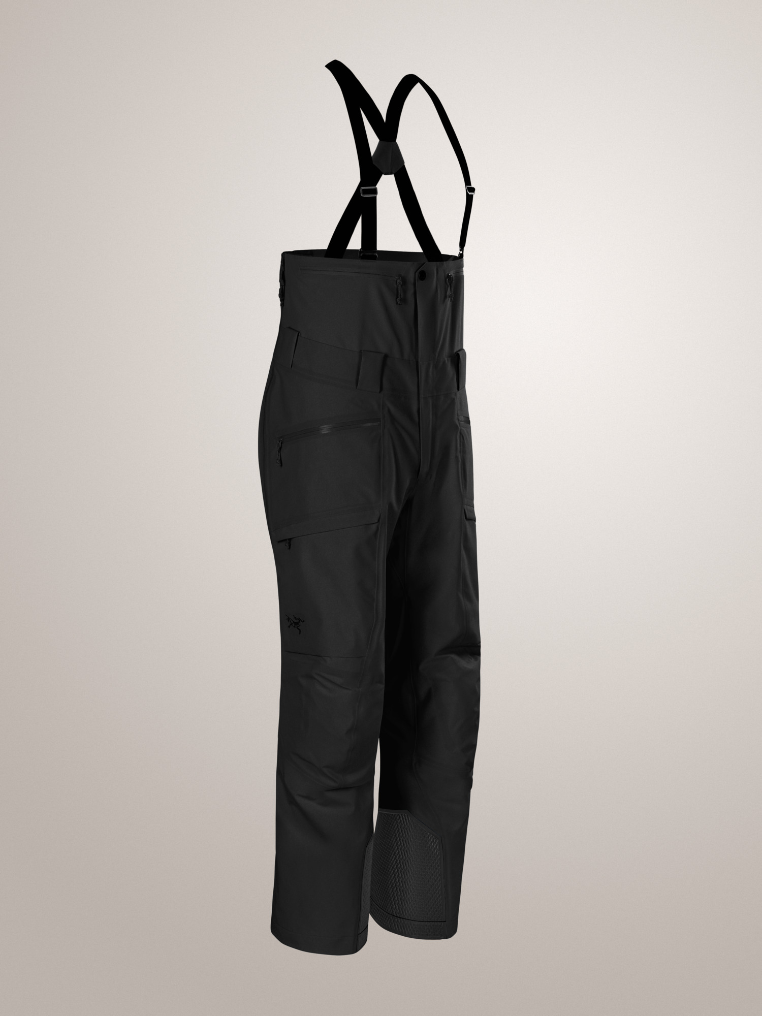 Мужские брюки Arc'teryx Ski Guide Bib, цвет: Чёрный — фото 12