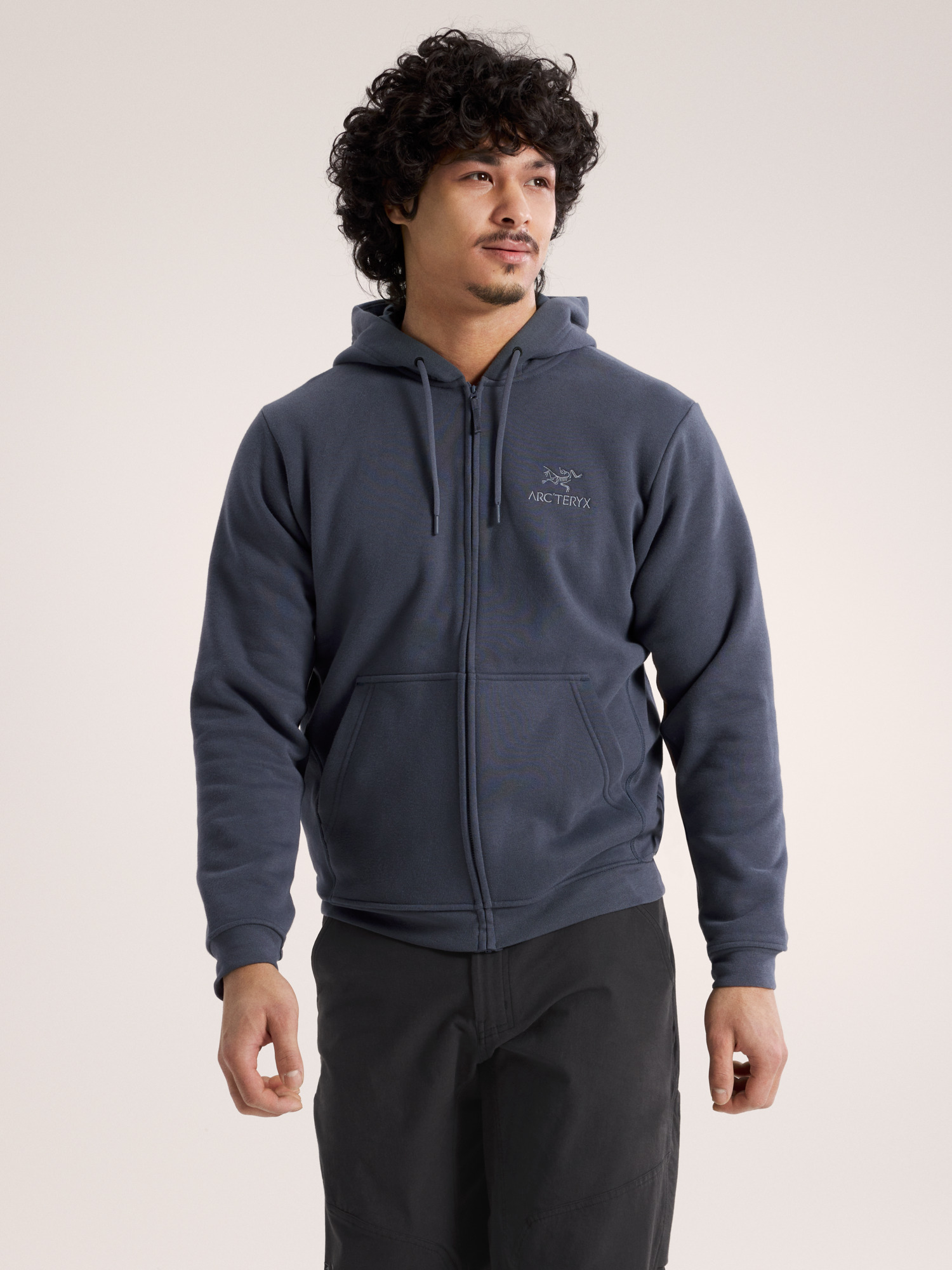 Emblem Fleece Full Zip Hoody Men's | Arc'teryx United States