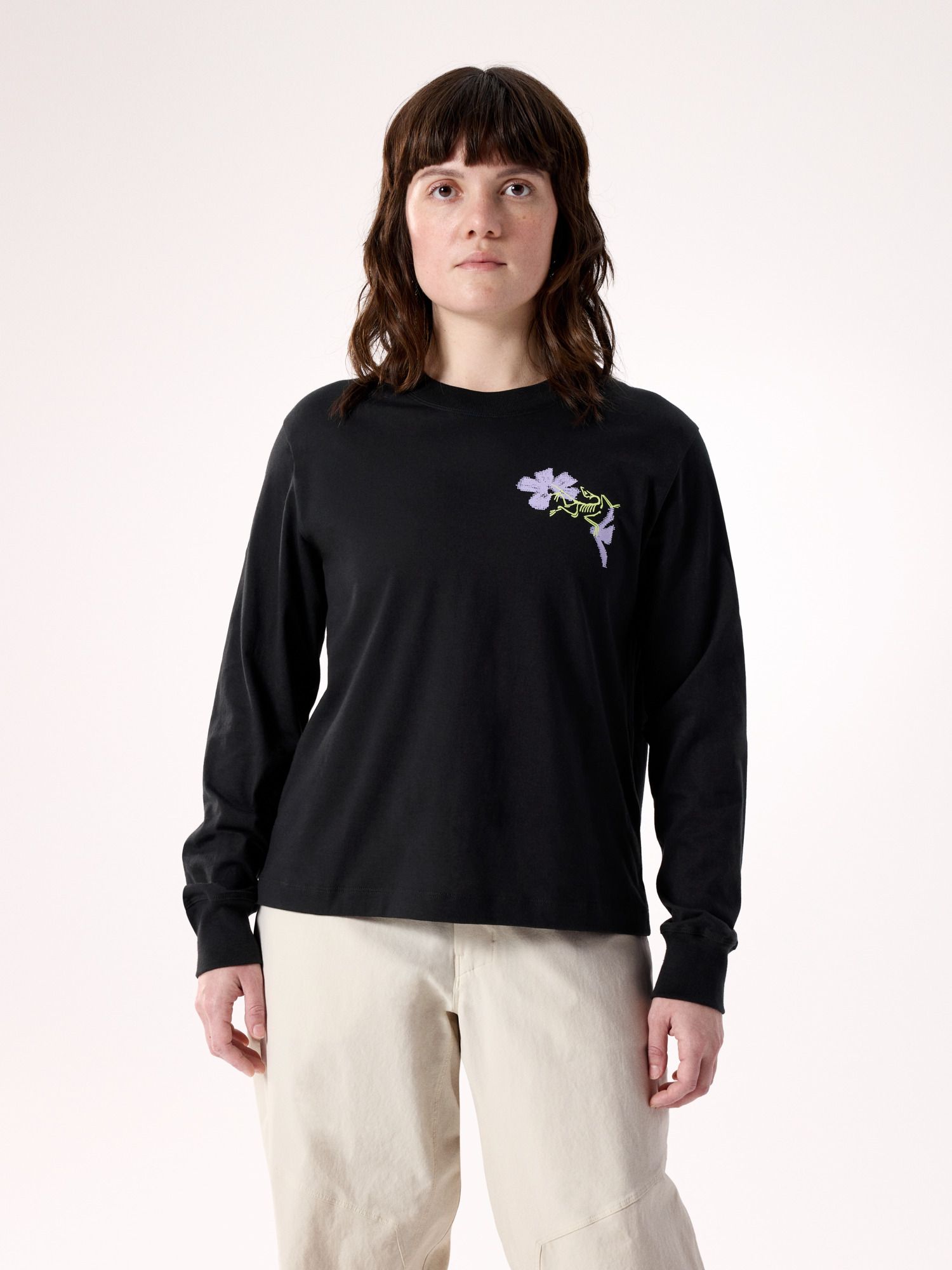 Kragg SL Cotton Bloom Crew Shirt LS Women's