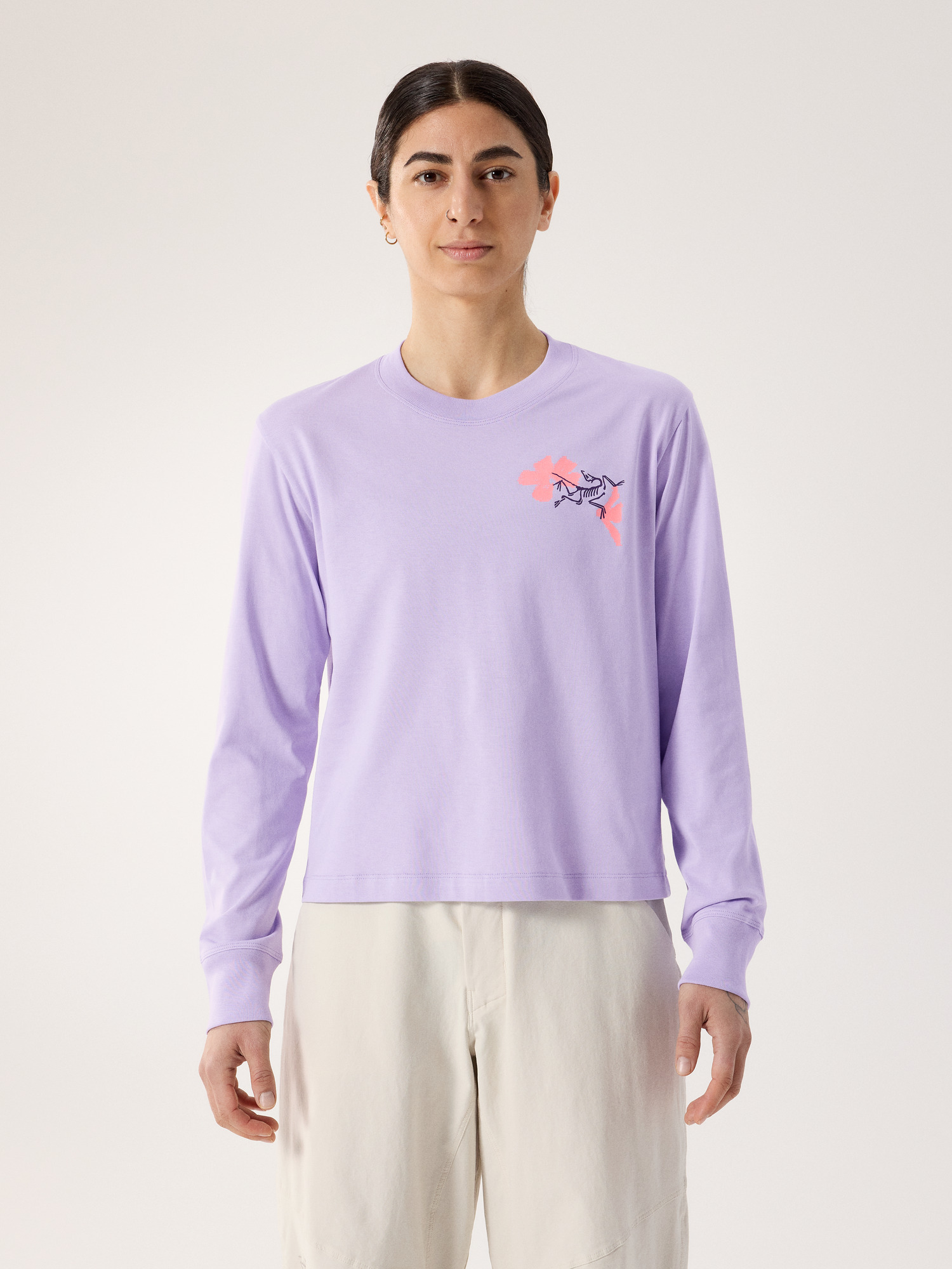 Kragg SL Cotton Bloom Langarmshirt Damen