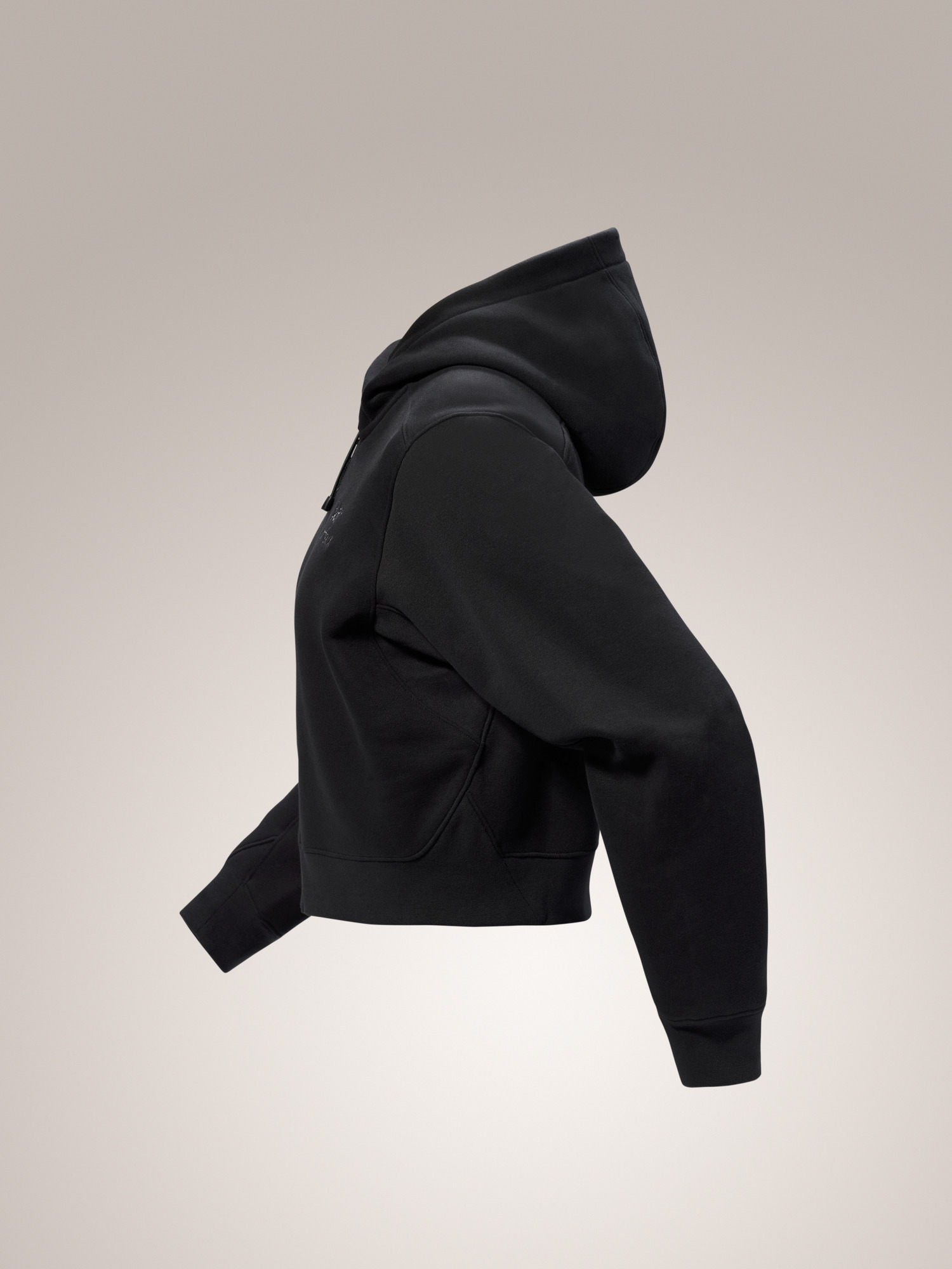 Emblem Fleece Full Zip Crop Hoody Women's | Arc'teryx Canada