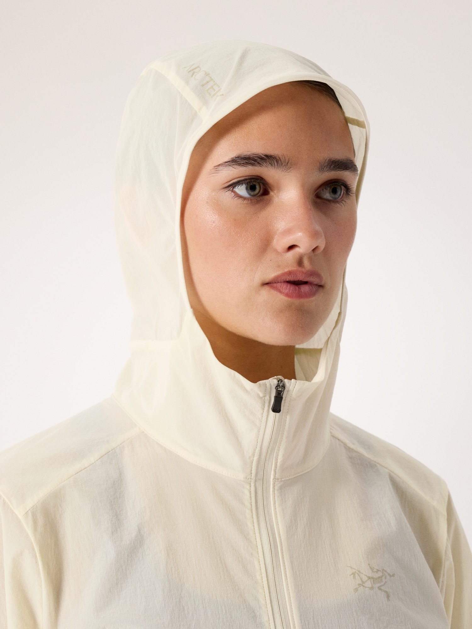 Женские куртки Arc'teryx Sinsola Hoody, цвет: Морская соль — фото 6