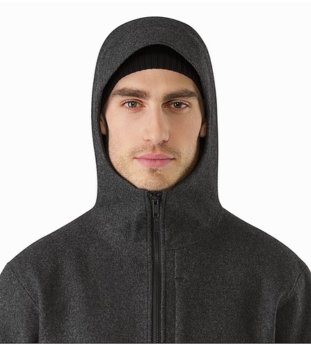 cordova夹克女装黑色帽兜正面